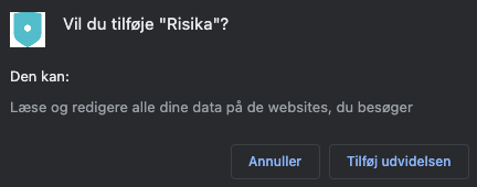 Risika Chrome Extension